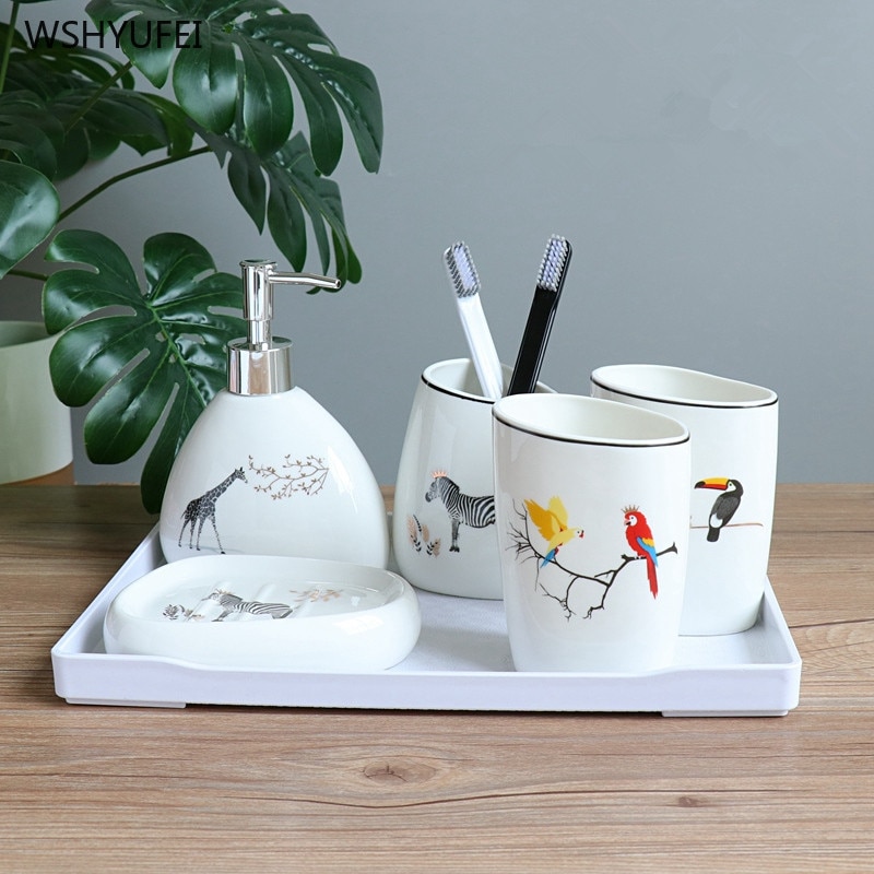 Gallery Detail: Nordic Bathroom Bathroom Accessories Set Washing T