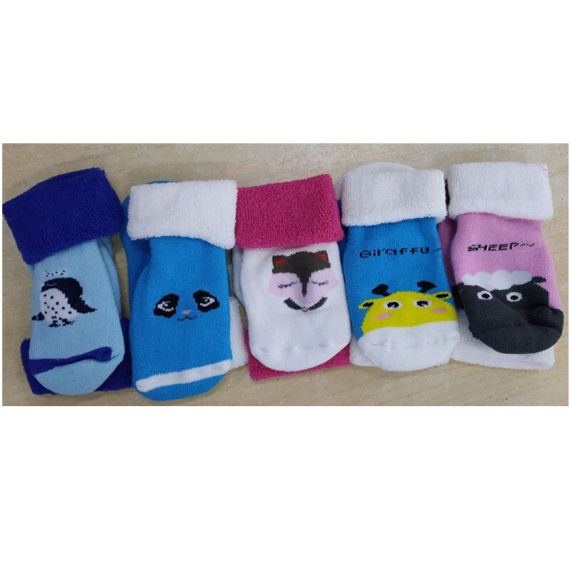 Infant Toddler Baby Boy Girls Socks That Look Like Shoes Anti-slip Cotton Indoor Sock 0-3 Years Peace Socks Black white blue Red: A