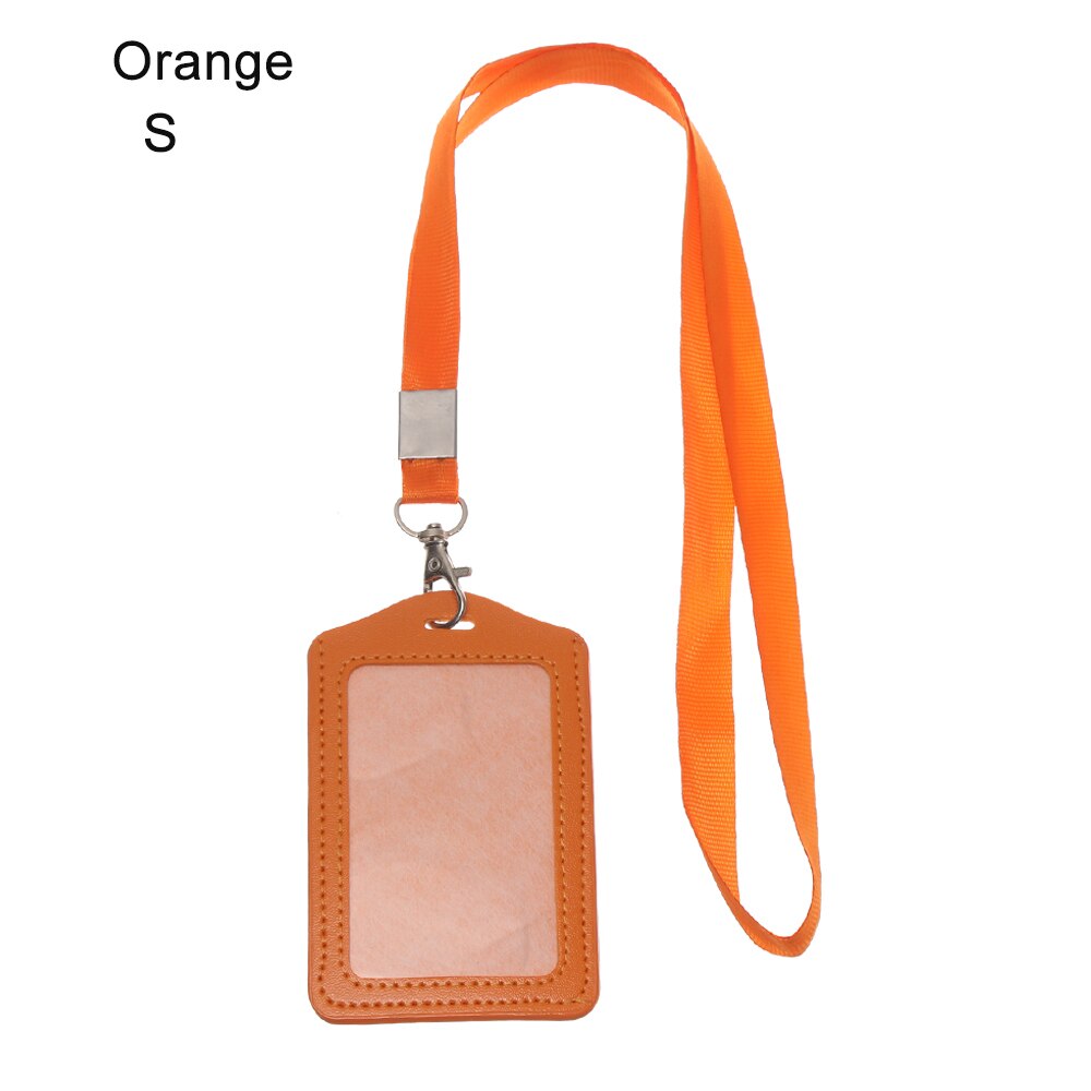Gorąca sprzedaż bez zamka tanie etui na karty kredytowe Bus etui na dowód osobisty identyfikator z zwijacz Tag materiały biurowe: S	orange