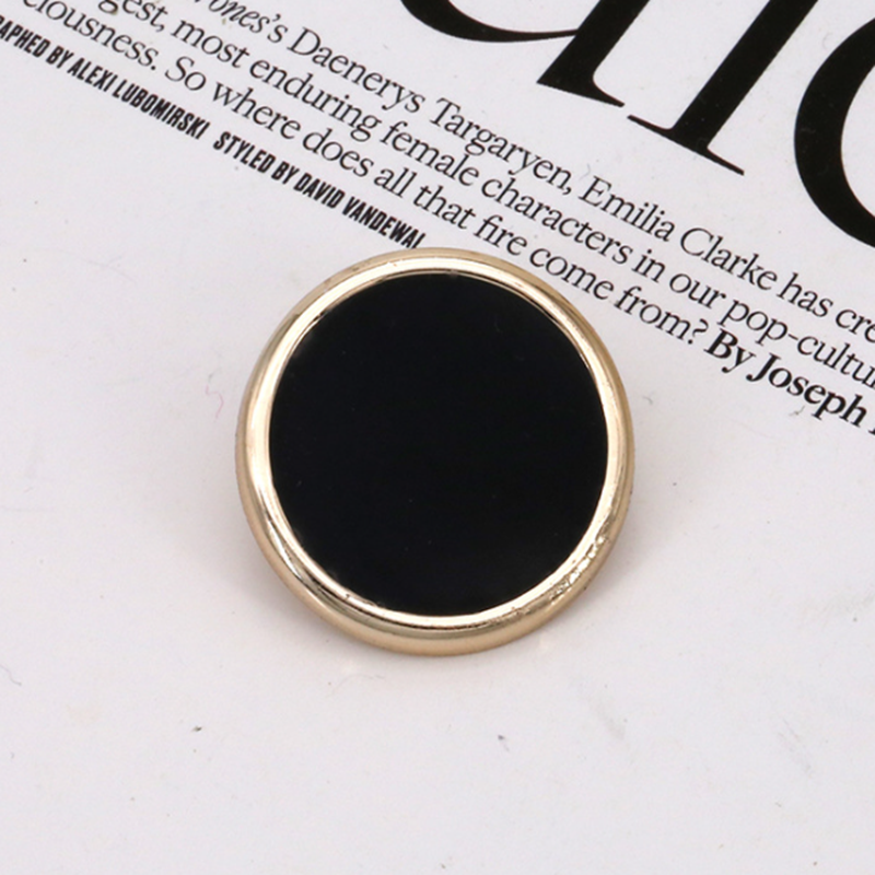 Boutons ronds en cuivre et cuir, 10 pièces, 15/18/20/25mm, pour vêtements, veste, Jeans, boutons métalliques, vêtements, accessoires de couture