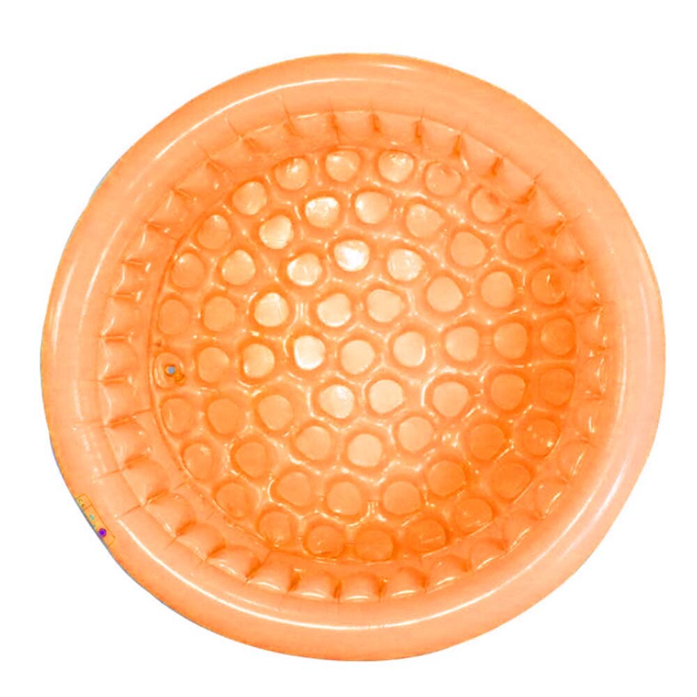 Sales 130*45cm Outdoor Portable Baby Swimming Pool Basin Bathtub PVC Summer Play Toys: Orange