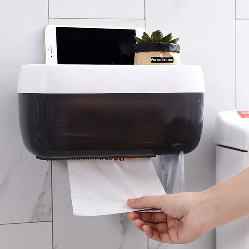 Eenvoudige Wc Tissue Doos Hoge Capaciteit Handige Duurzaam Huishoudelijke Adhesive Carton