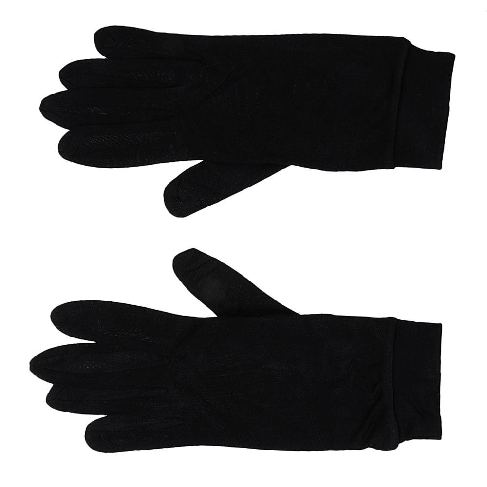 Women Ladies Soft 100% Silk Gloves Liner Inner Thermal Ski Under Glove for Driving Shooting Climbing Mountaineering