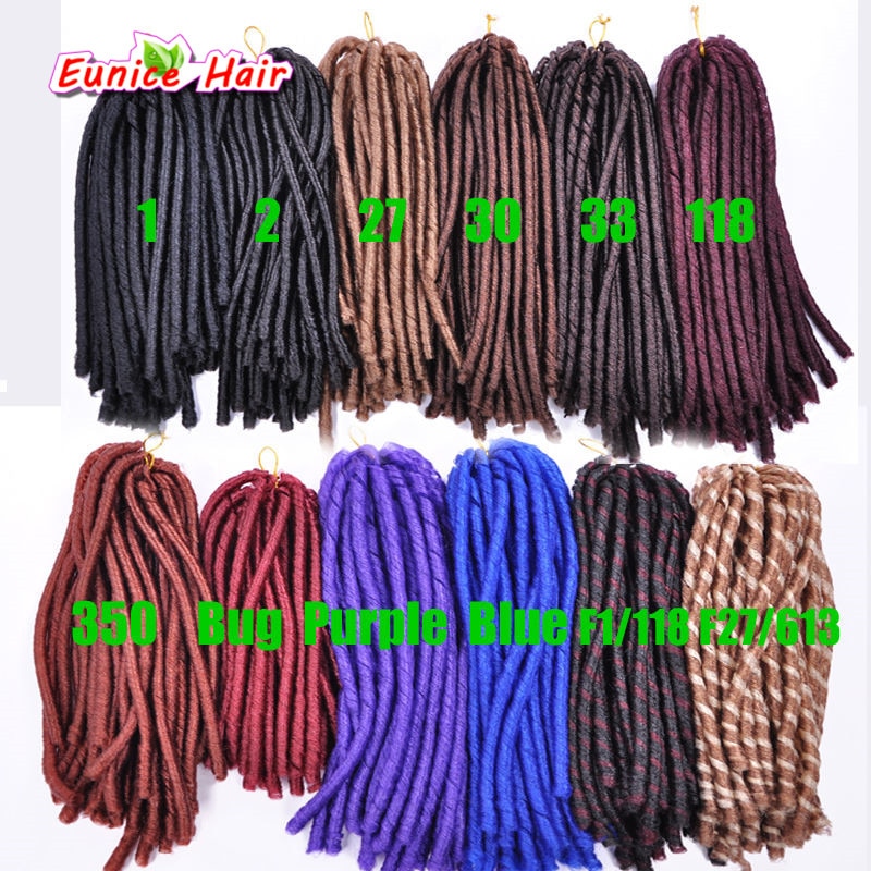 Extensions de mèches au Crochet, 30 racines, 14 pouces, Faux mèches, 12 couleurs, tresses au Crochet