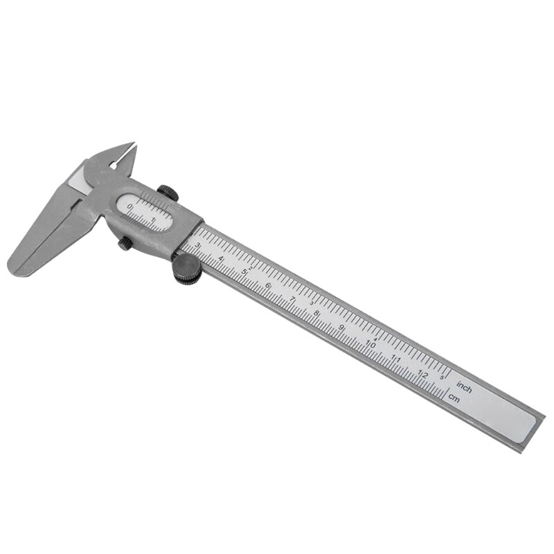 Calibrador Vernier Manual de Metal de 5 pulgadas/120mm, herramientas de medición de alta precisión, regla de micrómetro