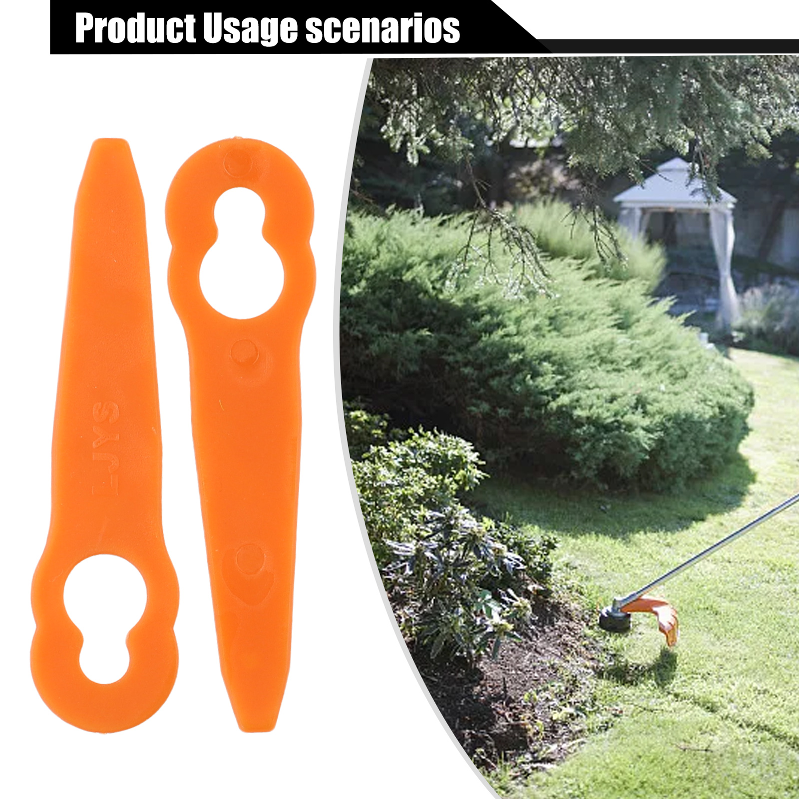 50 Stuks Plastic Messen Voor Stihl Fsa 45 Draadloze Grastrimmer Maaikoppen Voor Grasmaaier Vervangende Plastic Messen