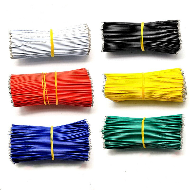 100PCS/Lot PCB Solder Cable 24AWG 10CM Fly Jumper Wire Cables Tin Conductor Wires