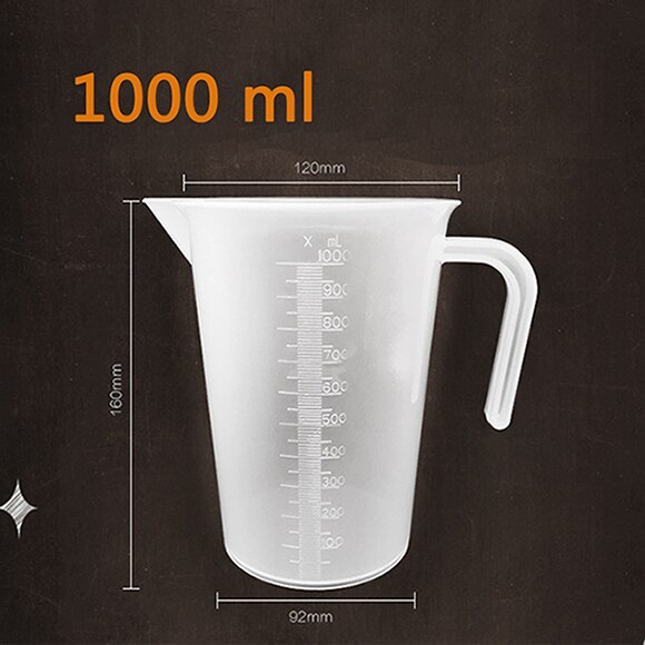 5000/2000/1000/500/250 ML maatbeker, Keuken Gadgets Accessoires Voor Bakken: 1000 ml