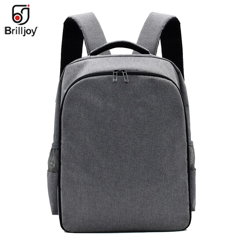 Brilljoy Hairdressing Tool bag Barber Accessories Large Capacity Storage Backpack Hair Styling Tool Outdoor Travel Shoulders Bag: Gray