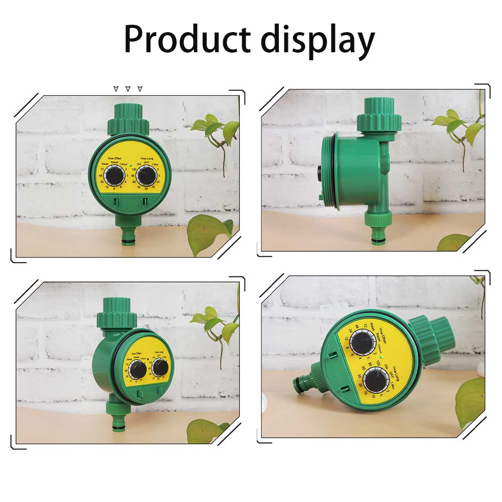 Adjustable Knob For Garden Irrigation System Outdoor Home Automatic Electronic Water Timer Battery Powered 2 Dial Easy Install