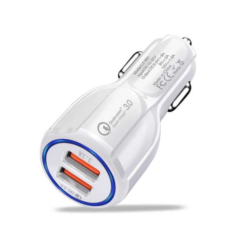 Gzsp 18W 3.1A Autolader Quick Charge 3.0 Universele Dual Usb Snel Opladen Qc Voor Iphone Samsung Xiaomi Mobiele telefoon In Auto