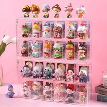 Blind Box Storage Display Stand Large Capacity Full Transparent Large Hand Office Cabinet Acrylic Bubble Doll Storage Box