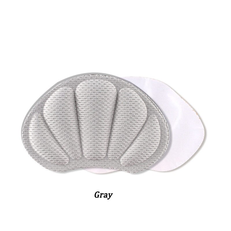 Hälinlägg klistermärken kudde mjuka och bekväma kuddar slitstarka tjockare sporthögklackade justerbara halvstora fötter skyddar: Grå