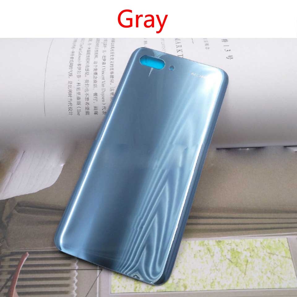 Para huawei honor 10 traseira da bateria de vidro capa porta traseira habitação caso para honor10 COL-AL00 al10 tl00 chassi escudo substituição: Gray-No tool