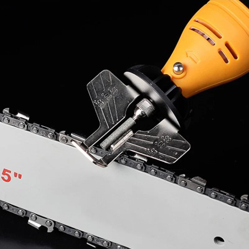 Kettensäge Schärfen Kit Elektrische Schleifer Schärfen Polieren Befestigung Set Säge Ketten Werkzeug Bohrer Dreh Zubehör Set