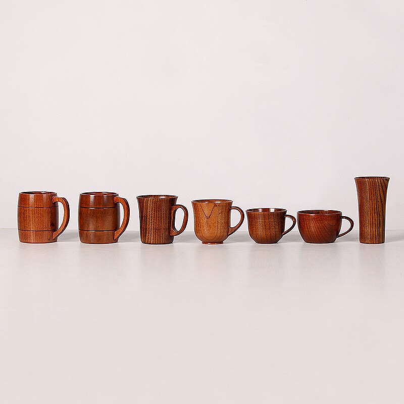 Personality Mug Simple Luxury Cup Couple Cup Chinese Style Coffee Mugs Drinkware Retro Wood For Friends