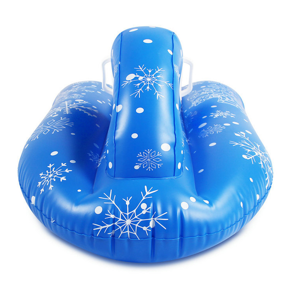 120Cm Winter Opblaasbare Skiën Slijtvaste Kinderen Volwassenen Sneeuw Slee Opblaasbare Ski Ring W/Handvat Pvc Voor outdoor Sport