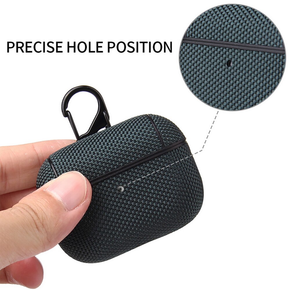 For AirPods Pro Earphone Case Waterproof Nylon Cloth Protective Cover For Apple Air Pods Pro Bluetooth Wireless Charging Box