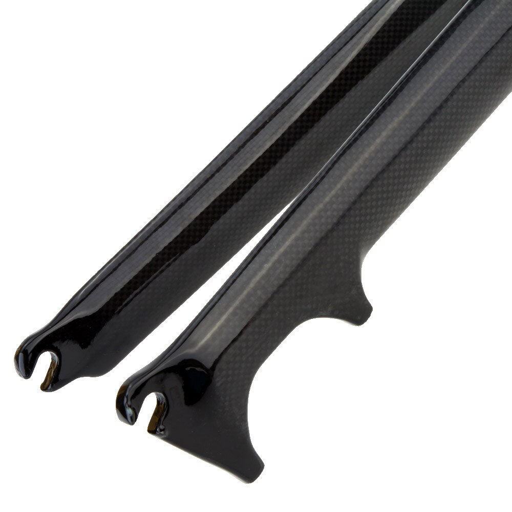 Carbon Fiber Ultralight Road Bike Front Fork Fixed Gear Bicycle Front Fork for Disc Brake/V-brake 28.6mm 700C 1-1/8