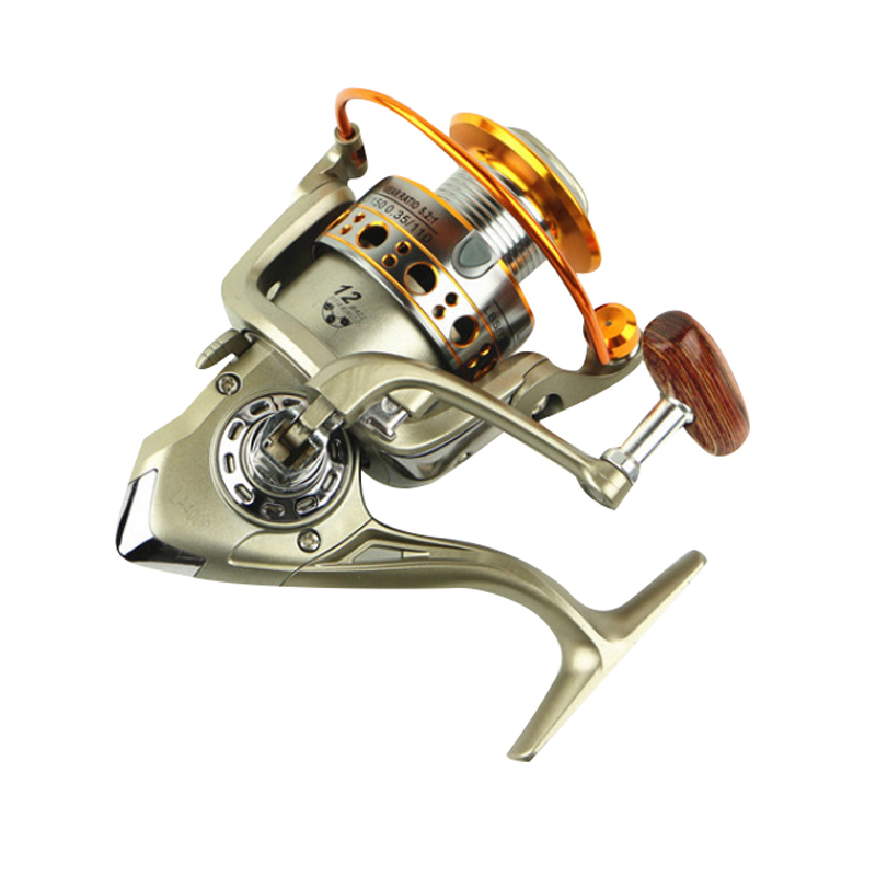 2019 nuovo 1000-7000 12BB 5.5:1 alimentatore Metallo Bobina di pesca di Filatura Bobine Carpa Mulinelli Carretilha de pesca Moulinet