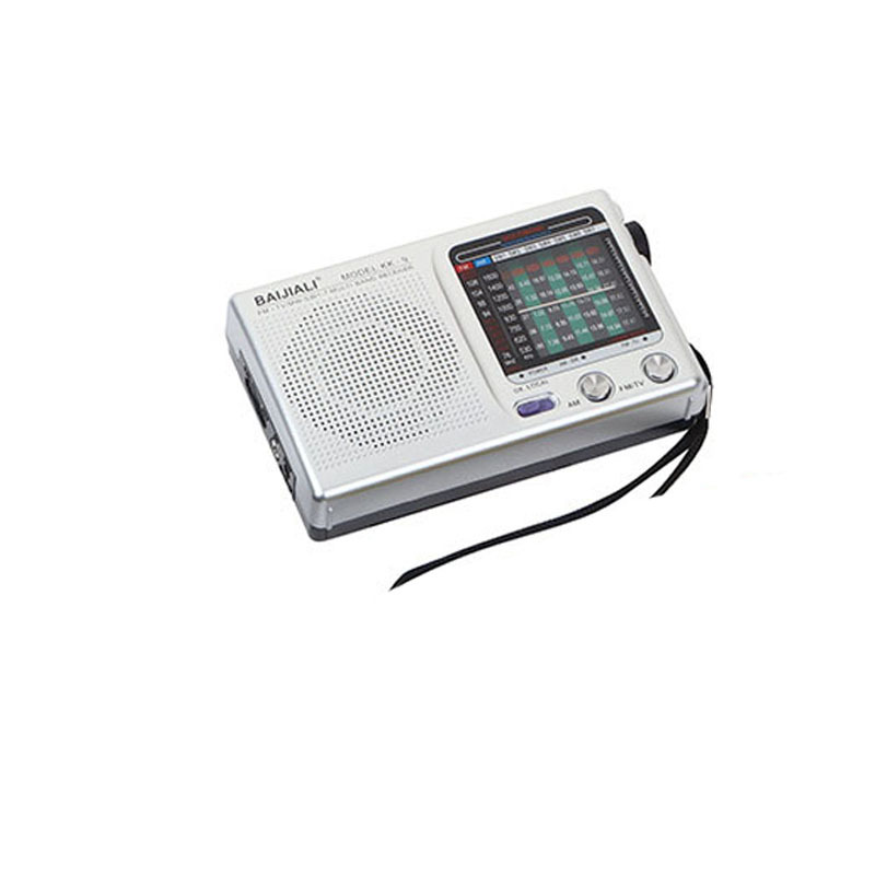 AM/FM/SW Portable Radio Operated for Indoor Outdoor Emergency Use Radio witF4: green