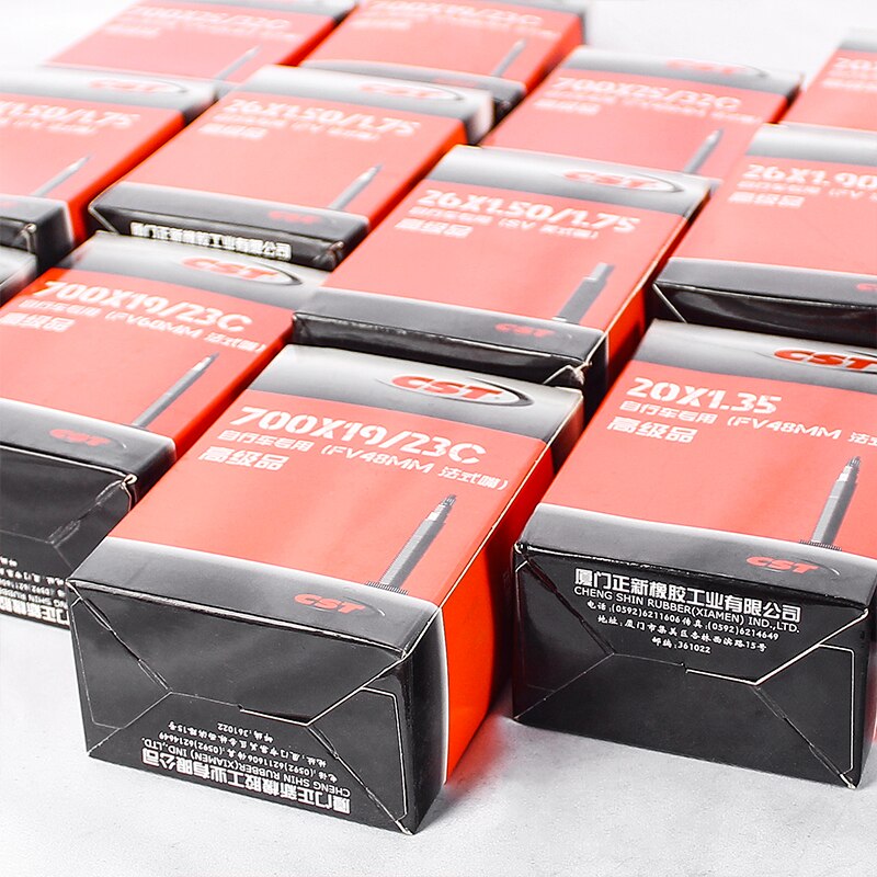 Cst 14 16 20 26 Inch Fiets Binnenband 700C Vouwfiets 35L 48L 60L Mtb Fietsen Buizen Butyl Rubber banden