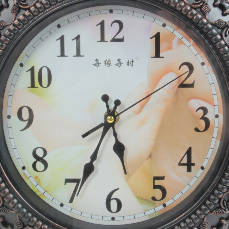 Silent Retro Quartz Clock Decorative Wall Clock ,Bedroom Clock Retro Clock,Living Room Wall Clock,for Home/Office/School MJ807