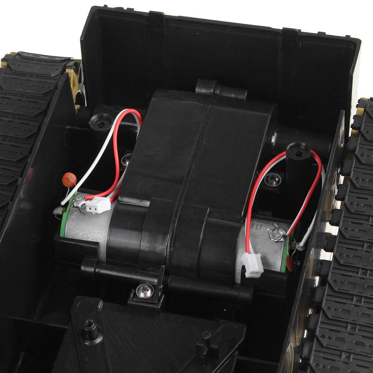 Diy Schok Geabsorbeerd Smart Robot Tank Chassis Crawler Auto Kit Met 260 Motor 3V-9V