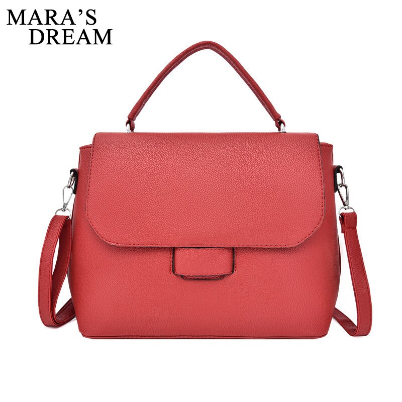 Maras dröm enfärgad pendlarväska trend vild axelväska enkel atmosfär messengerväska med stor kapacitet