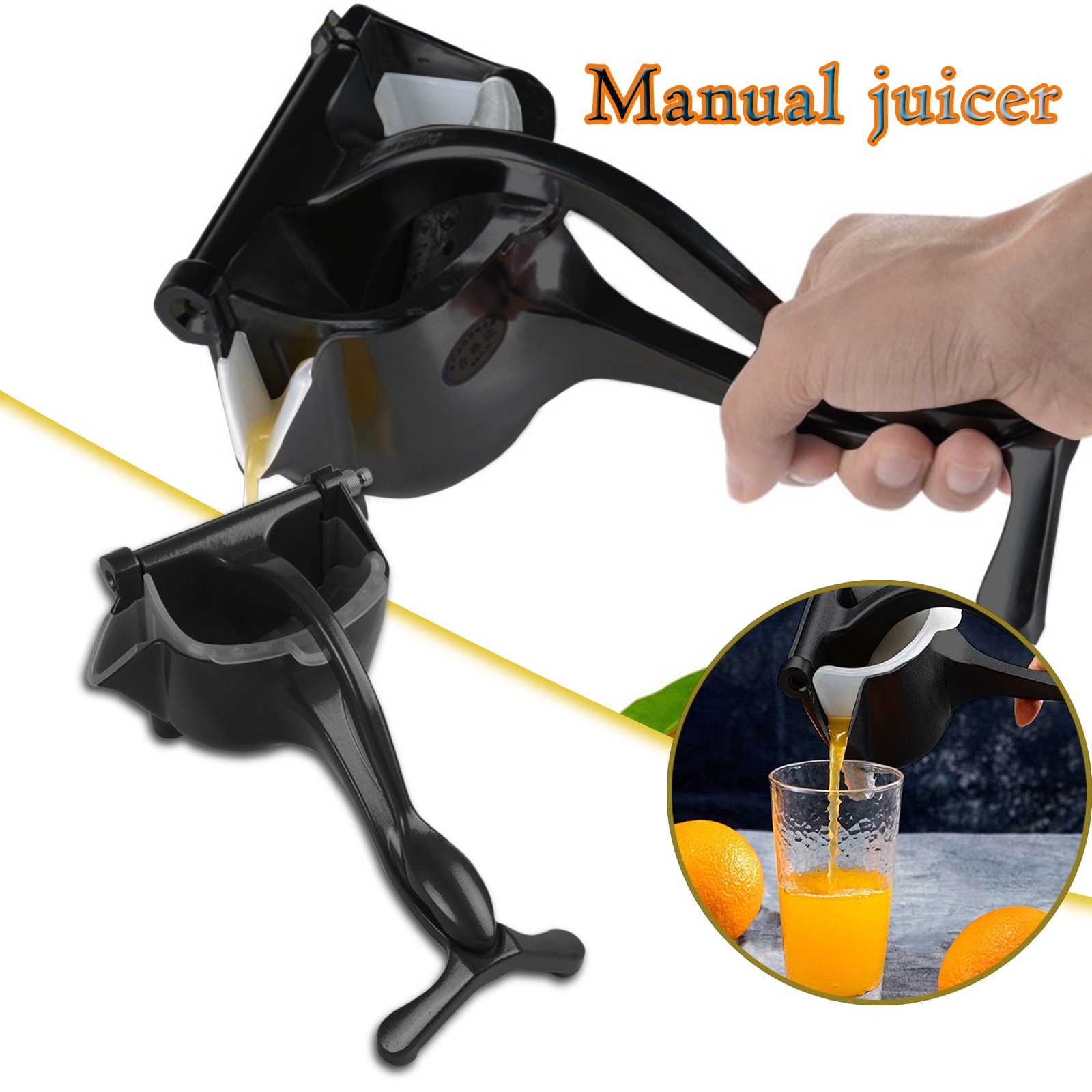 Diy Handleiding Fruit Juicer Multifunctionele Handleiding Draagbare Citroen Oranje Juicer Fruit Juicer Huishoudelijke Keuken Gadget Juicer Gereedschap