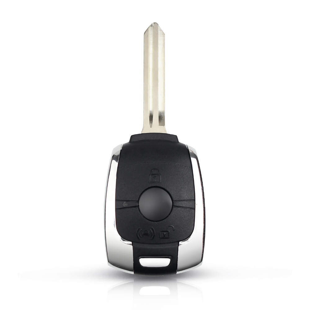 KEYYOU For SsangYong 2 Buttons Remote Car Key Case Fob for SsangYong Actyon Kyron Rexton Korando Replacement Key