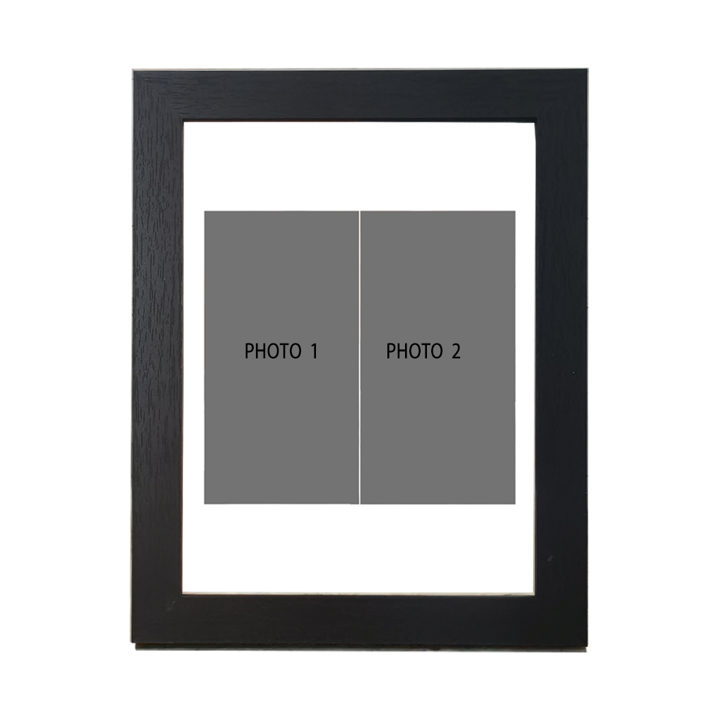 Marco de fotos de madera personalizado para paredes, 10x15, 15x20, 20x25cm, soporte de marco de fotos Vintage para imágenes, conmemorativo de pareja: 8 pulgadas / YELLOW