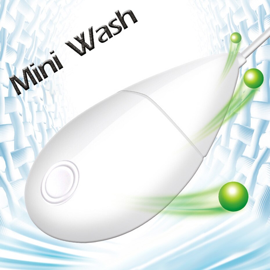 Mini máquina de lavado por vibración ultrasónica, limpieza de lavandería por ultrasonidos para manchas en la ropa, gafas, verduras