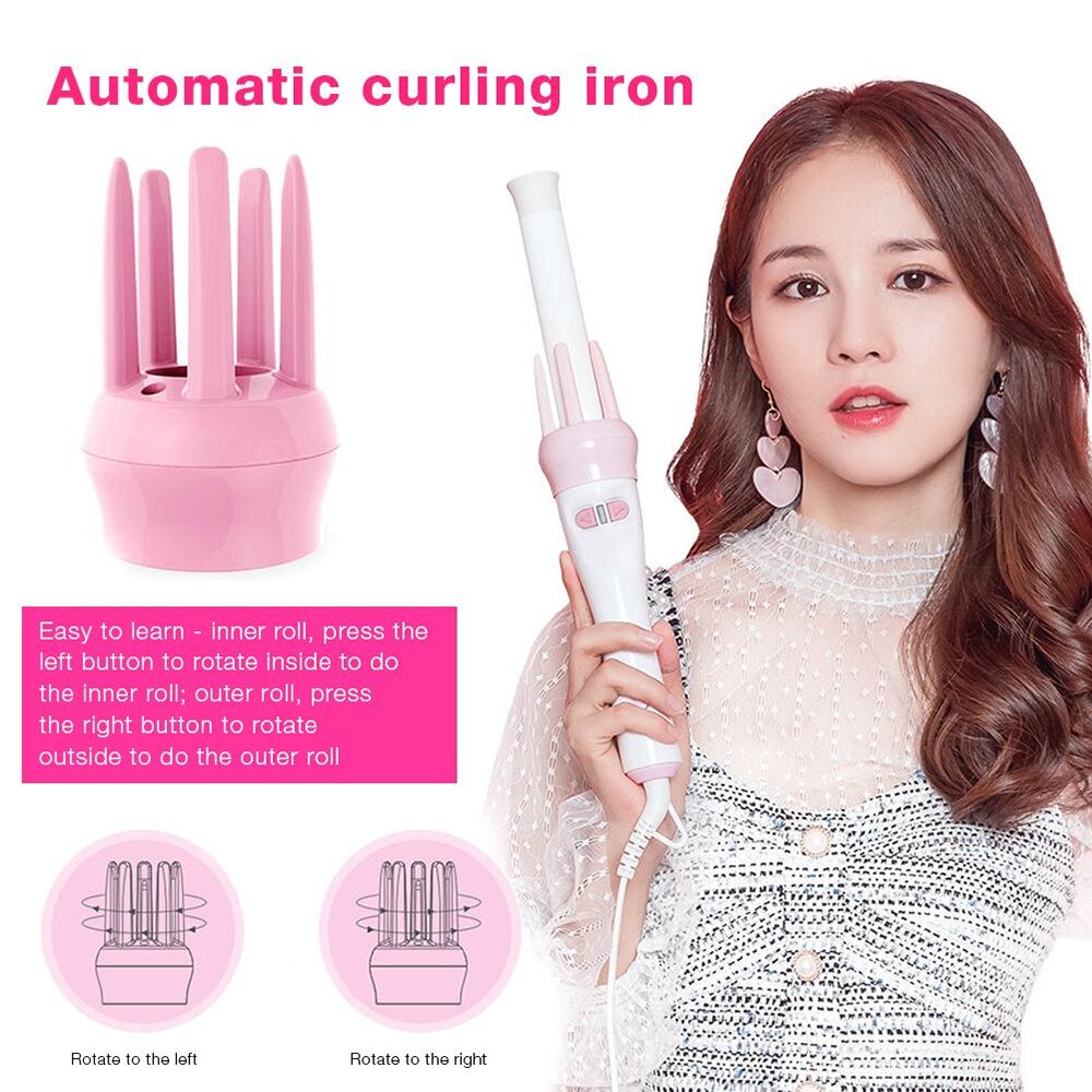 Hair Wand Curling Iron Ceramic Automatic Hair Curler Crimping Hair Tool Crimper Curling Tongs Curls Hair Styler Styling Tools