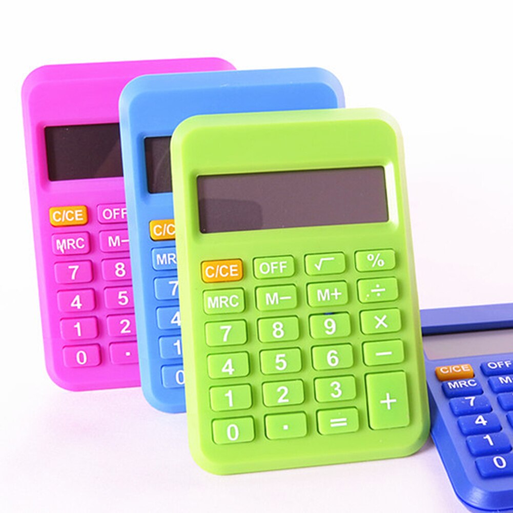 Portable Mini Calculators 8 Digits Electronic Calc... – Grandado