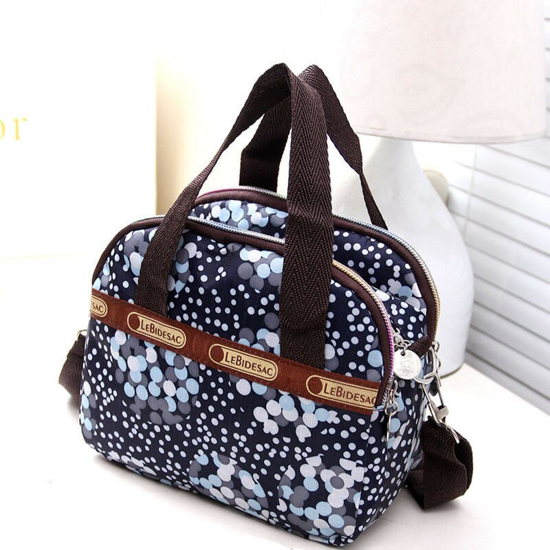 Bolso bandolera resistente al agua de nailon HT para mujer, bolso informal cruzado, bolso de hombro, estuche de bolsas cosméticas