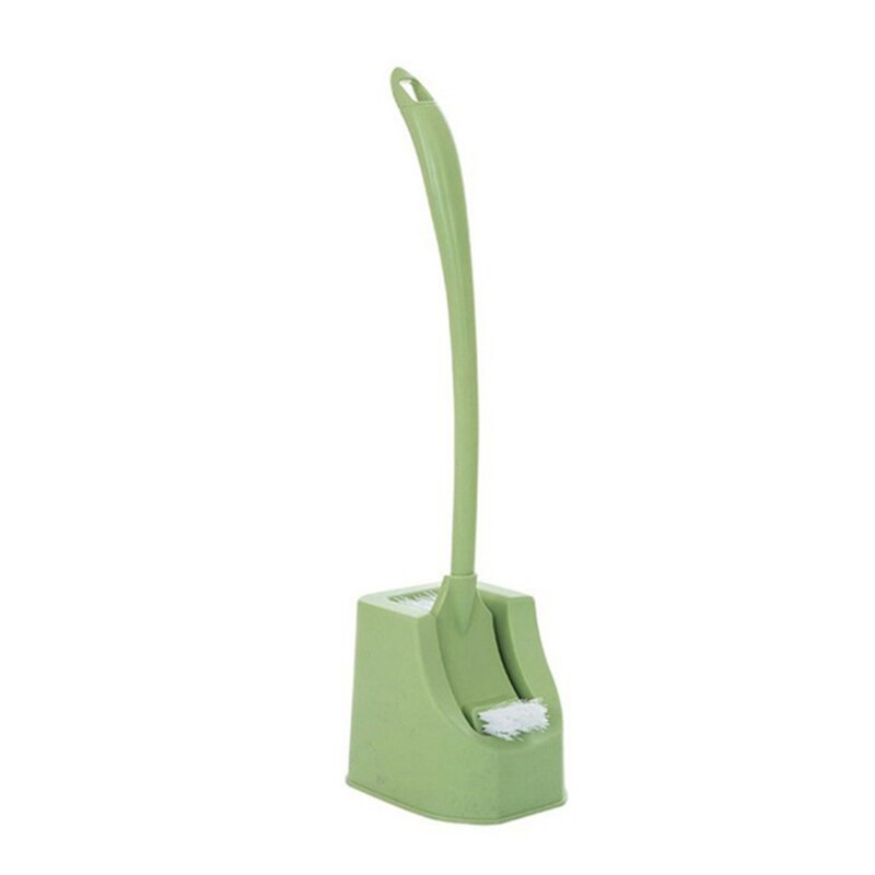 Wc Borstel Set Sterke Haren Goede Grip Compact Lange Handvat Borstel Zware Base Duurzaam Thuis Badkamer Cleaning Tools: Green