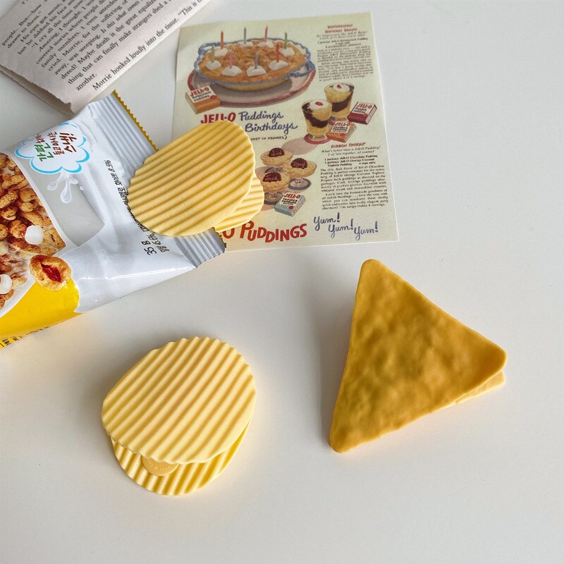 Chips Vorm Zak Clips Voedsel Afdichting Clip Opslag Aardappel Chips Clip Snack Afdichting Clip 4 Stuks Set Voedsel Verpakking Sealer