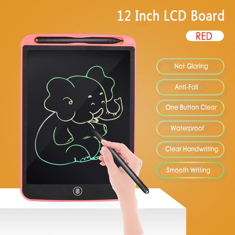 Sunany disegno di scrittura lcd elettronica Bambini tablet a Cristalli liquidi Tablet Tabellone Per Scrittura Tavolo Da Disegno Elettronico Resistenti Alle Radiazioni di Trasporto: 08