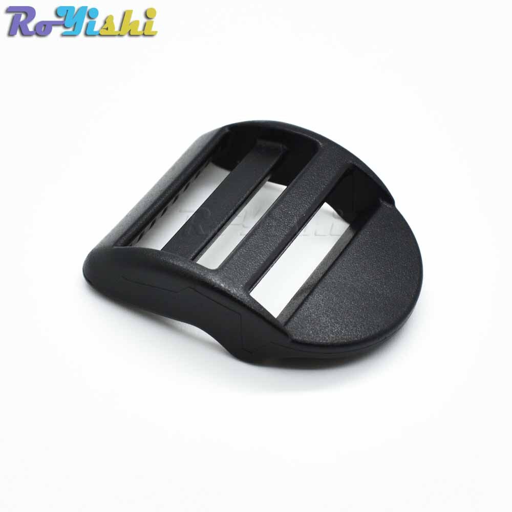 10 st/förpackning plast stege lås reglage spännen ryggsäck band svart band 20mm 25mm 32mm 38mm 50mm