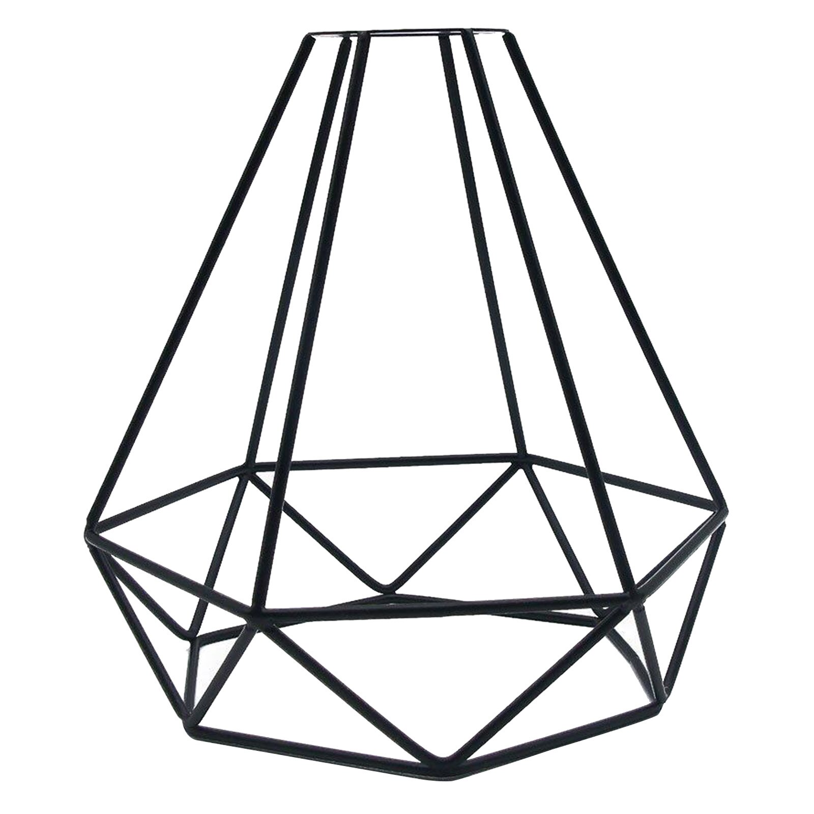 Easy Fit Pendant Light Shade Metal Cage Diamond Lampshade Pendant Lamp / Ceiling