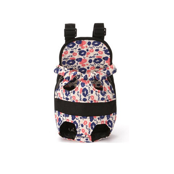 Hondendraagtas, rugzak, mesh draagtas voor honden, outdoor reisproducten, ademende schouderhandgreep, tassen voor kleine honden en katten: Lippen / S