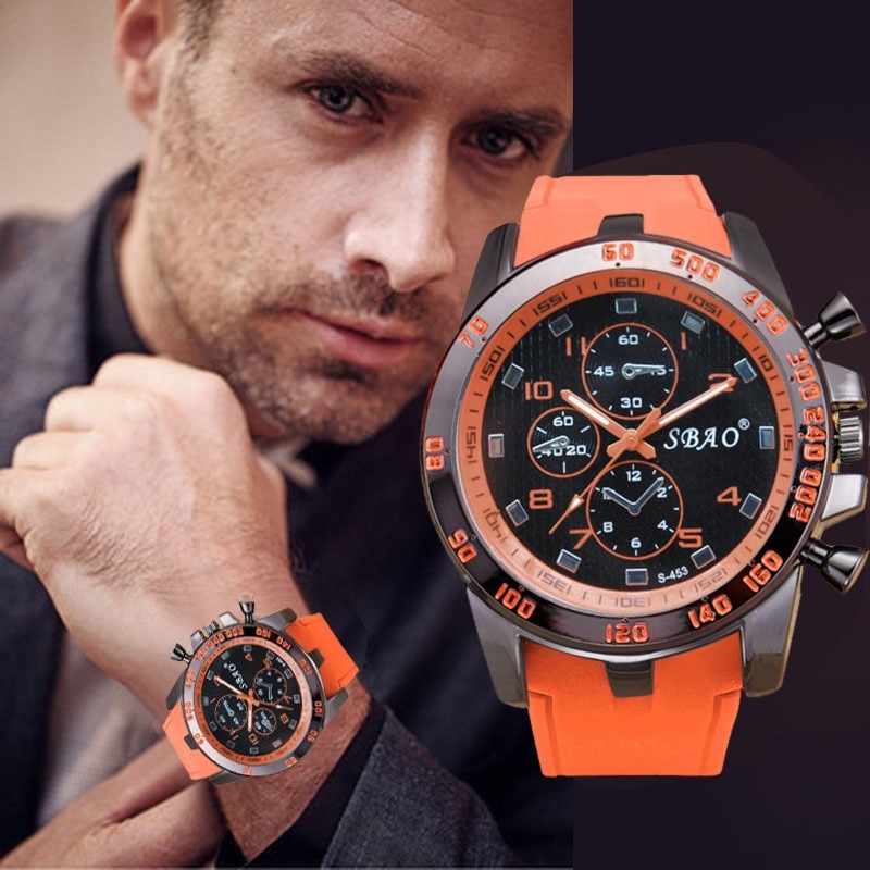Rvs Luxe Heren Horloge Sport Analoge Quartz Moderne Mannen Mode Polshorloge Of Elektronische Sport Horloges #7