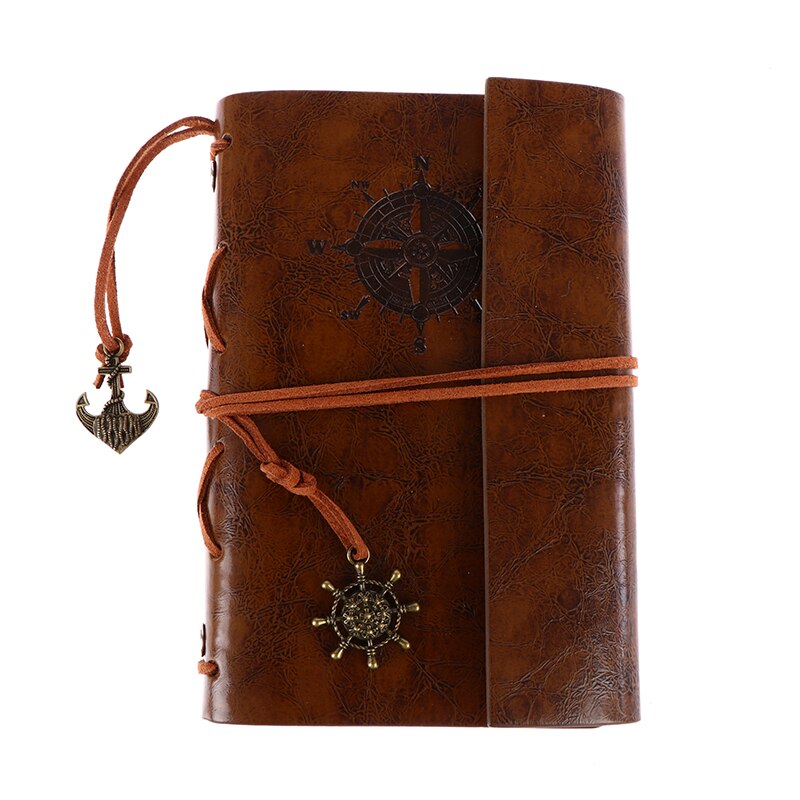 Notebook Spiral Ring Binder Diary Retro Book Retro Notebook Personality Diary Journal Notebook: Brown