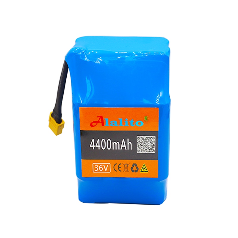 10 s 2p 36v litium-ion genopladeligt batteri 4400 mah 4.4ah batteripakke til elektrisk selvsugende svævebræt enhjulet