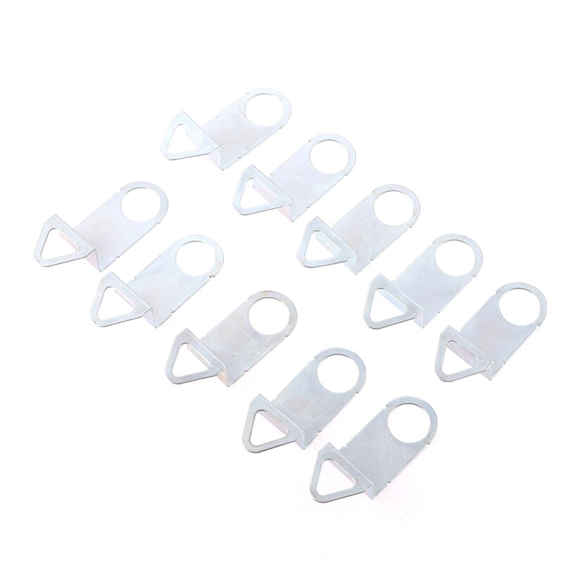 10PCS ganci per orologi da parete meccanismo di movimento dell'orologio fai-da-te accessori per appendere in metallo
