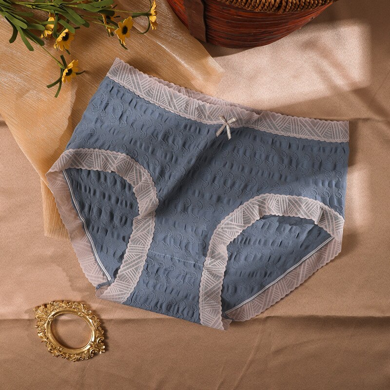 1Pcs Moederschap Slipje Hoge Taille Slipje Voor Zwangere Vrouwen Moederschap Ondergoed Zwangerschap Kleding Zachte Buik Ondersteuning Panty: blue