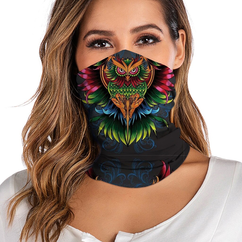 Face Bandana Scarfs Unisex Rave Bandana Neck Gaiter Tube Headwear For Women Men Face Scarf Scarf Top Scarf For Face Women#T2: H