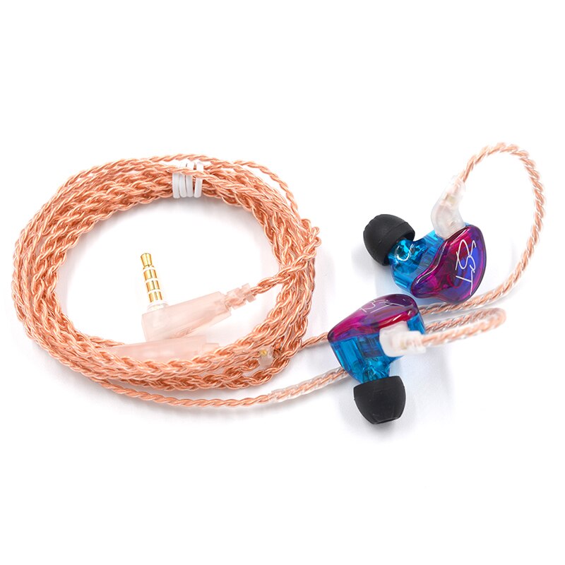 AK Original KZ ZST/ZSTX Colorful BA+DD In Ear Earphone Hybrid Headset HIFI Bass Noise Cancelling Earbud With Mic Replaced Cable