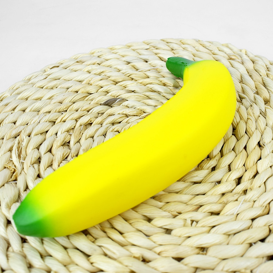 Banana Cute Squishy Toys for Children Novelty Antistress Squishies Slow Rising Soft Bag Strap Pendant Toy Party Decoration